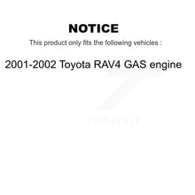 Charger l'image dans la galerie, Front Rear Brake Rotor Ceramic Pad And Drum Kit (7Pc) For Toyota RAV4 GAS engine