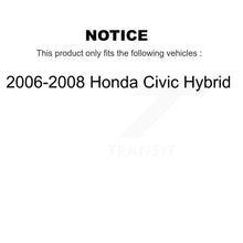 Load image into Gallery viewer, Front Rear Brake Rotor Ceramic Pad &amp; Drum Kit (7Pc) For 06-08 Honda Civic Hybrid