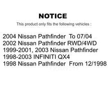 Load image into Gallery viewer, Front Rear Brake Rotor Ceramic Pad Drum Kit (7Pc) For Nissan Pathfinder INFINITI
