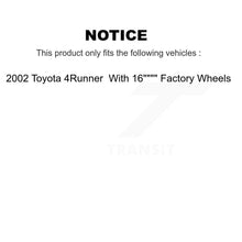 Load image into Gallery viewer, Front Rear Disc Brake Rotors Ceramic Pads And Drum Kit (7Pc) For Toyota 4Runner
