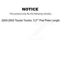 Charger l'image dans la galerie, Front Rear Disc Brake Rotors Ceramic Pads And Drum Kit (7Pc) For Toyota Tundra