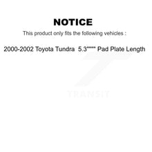 Load image into Gallery viewer, Front Rear Disc Brake Rotors Ceramic Pads And Drum Kit (7Pc) For Toyota Tundra