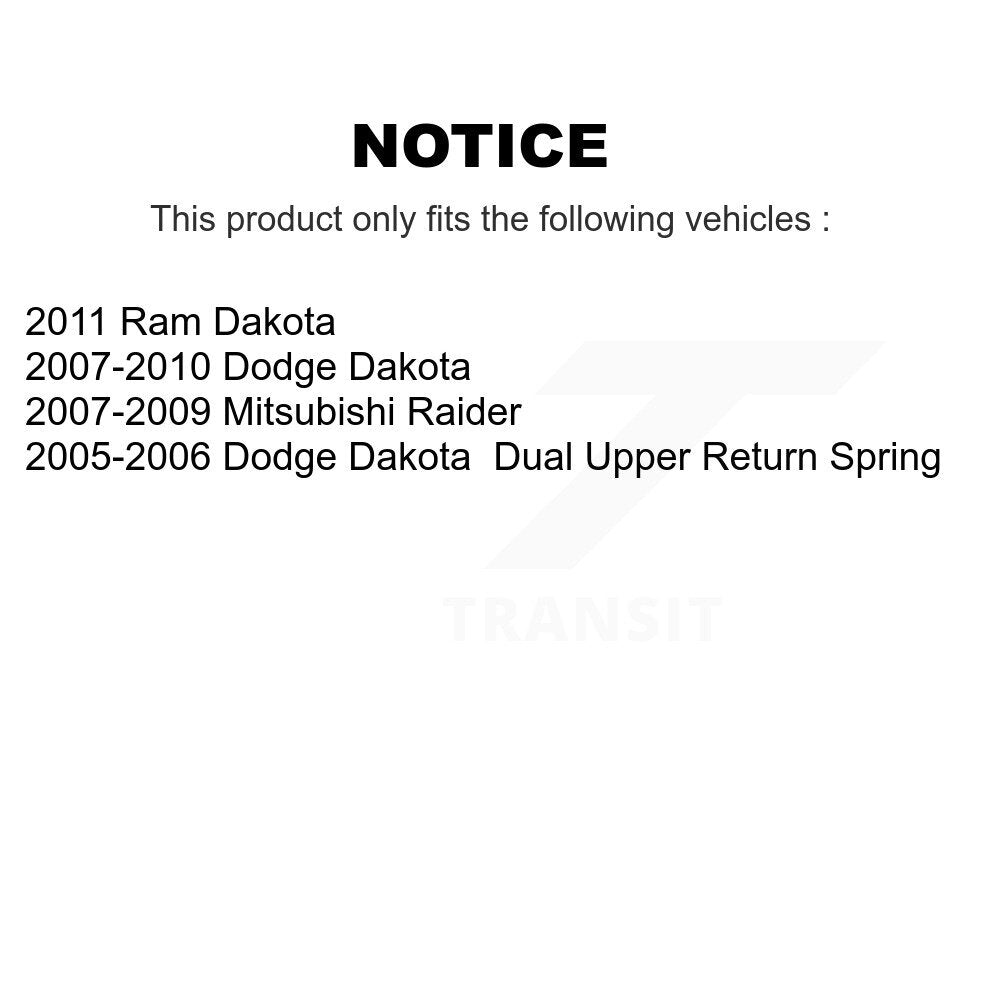 Front Rear Brake Rotors Ceramic Pad & Drum Kit (7Pc) For Dakota Dodge Ram Raider