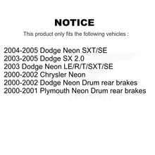 Load image into Gallery viewer, Front Rear Brake Rotors Ceramic Pad Drum Kit For Neon Dodge Chrysler Plymouth SX