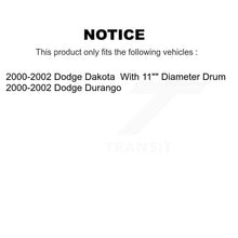 Load image into Gallery viewer, Front Rear Brake Rotor Ceramic Pad &amp; Drum Kit For 2000-2002 Dodge Dakota Durango