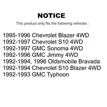 Load image into Gallery viewer, Front Rear Brake Rotors Ceramic Pad Drum Kit For Chevrolet S10 GMC Sonoma Blazer