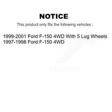 Charger l'image dans la galerie, Front Rear Disc Brake Rotors Ceramic Pads And Drum Kit For Ford F-150 4WD