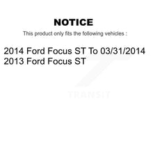 Load image into Gallery viewer, Front Rear Disc Brake Rotors Ceramic Pads And Drum Kit For Ford Focus ST