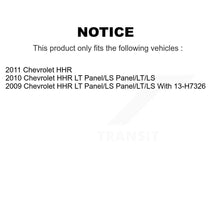 Charger l'image dans la galerie, Front Rear Disc Brake Rotors Ceramic Pads And Drum Kit For Chevrolet HHR