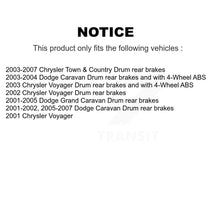 Load image into Gallery viewer, Front Rear Brake Rotor Ceramic Pad &amp; Drum Kit For Dodge Caravan Grand Chrysler