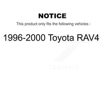 Load image into Gallery viewer, Front Rear Disc Brake Rotors Ceramic Pads And Drum Kit For 1996-2000 Toyota RAV4