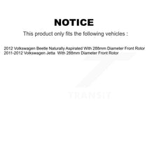 Load image into Gallery viewer, Front Rear Disc Brake Rotor Ceramic Pad And Drum Kit For Volkswagen Jetta Beetle