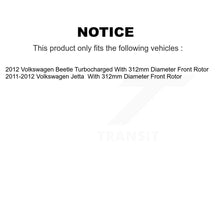 Charger l'image dans la galerie, Front Rear Disc Brake Rotor Ceramic Pad And Drum Kit For Volkswagen Jetta Beetle