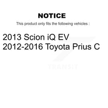 Charger l'image dans la galerie, Front Rear Disc Brake Rotor Ceramic Pad And Drum Kit For Toyota Prius C Scion iQ