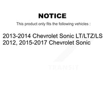 Charger l'image dans la galerie, Front Rear Disc Brake Rotors Ceramic Pads And Drum Kit For Chevrolet Sonic