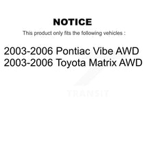 Charger l'image dans la galerie, Front Rear Brake Rotor Ceramic Pad &amp; Drum Kit For Toyota Matrix Pontiac Vibe AWD