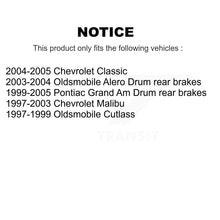 Load image into Gallery viewer, Front Rear Brake Rotor Ceramic Pad Drum Kit For Pontiac Grand Am Chevrolet Alero