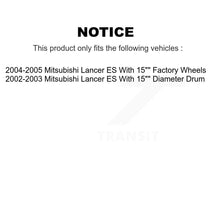 Load image into Gallery viewer, Front Rear Disc Brake Rotors Ceramic Pads And Drum Kit For Mitsubishi Lancer ES