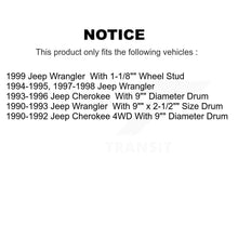 Load image into Gallery viewer, Front Rear Disc Brake Rotors Ceramic Pad And Drum Kit For Jeep Wrangler Cherokee