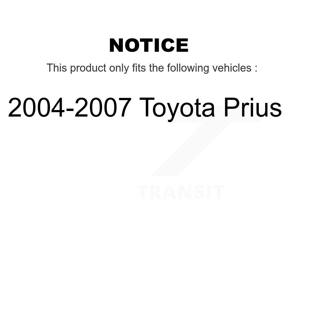 [Front+Rear] 2004-2007 Toyota Prius Premium OE Brake Kit & Ceramic Pads For Max Braking