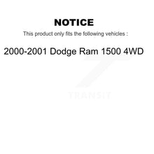 Load image into Gallery viewer, [Front+Rear] 00-01 Dodge Ram 1500 4WD Premium OE Brake Kit &amp; Ceramic Pads For Max Braking