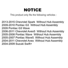 Load image into Gallery viewer, Front Rear Brake Rotor Ceramic Pad Drum Kit (9Pc) For Chevrolet Aveo Spark Aveo5