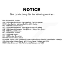 Charger l'image dans la galerie, Front Rear Brake Rotors Ceramic Pad Drum Kit For Pontiac Sunfire Chevrolet Grand