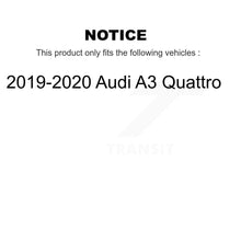 Load image into Gallery viewer, [Front+Rear] 2019-2020 Audi A3 Quattro Premium OE Brake Kit &amp; Ceramic Pads For Max Braking