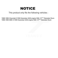 Load image into Gallery viewer, Front Rear Brake Rotor Ceramic Pad &amp; Drum Kit (7Pc) For Chevrolet C1500 Suburban