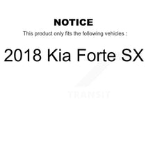 Charger l&#39;image dans la galerie, Front Disc Brake Rotors And Ceramic Pads Kit For 2018 Kia Forte SX