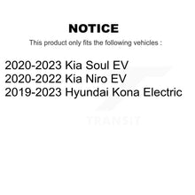 Charger l'image dans la galerie, Rear Disc Brake Rotors And Ceramic Pad Kit For Kia Hyundai Niro EV Kona Electric