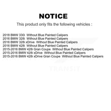 Load image into Gallery viewer, Front Rear Brake Rotors Ceramic Pad Kit For BMW 328i xDrive 428i Gran Coupe 330i