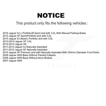 Charger l'image dans la galerie, Front Rear Disc Brake Rotors And Ceramic Pads Kit For Jaguar XF XJ XKR XK