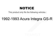 Load image into Gallery viewer, Front Rear Disc Brake Rotor And Ceramic Pad Kit For 1992-1993 Acura Integra GS-R