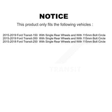 Charger l'image dans la galerie, Front Brake Rotor &amp; Ceramic Pad Kit For Ford Transit-250 Transit-150 Transit-350