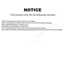 Load image into Gallery viewer, Rear Disc Brake Rotors And Ceramic Pads Kit For Ford Mustang K8C-103530