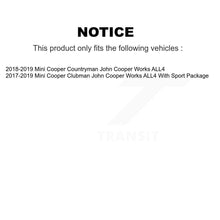 Charger l'image dans la galerie, Front Rear Disc Brake Rotor &amp; Ceramic Pad Kit For Mini Cooper Countryman Clubman