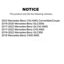 Charger l'image dans la galerie, Rear Brake Rotor And Ceramic Pad Kit For Mercedes-Benz GLC300 C43 AMG GLC43 C450