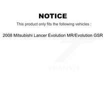 Charger l'image dans la galerie, Front Rear Disc Brake Rotor Ceramic Pad And Drum Kit (9Pc) For Mitsubishi Lancer