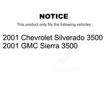 Load image into Gallery viewer, Rear Disc Rotors Ceramic Pads &amp; Parking Shoes Kit For GMC Sierra 3500 Chevrolet