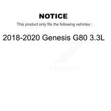 Load image into Gallery viewer, Rear Disc Rotors Ceramic Pads &amp; Parking Shoes Kit For 2018-2020 Genesis G80 3.3L