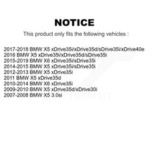 Load image into Gallery viewer, Rear Disc Rotors Ceramic Pads And Parking Brake Shoes Kit For BMW X5 X6