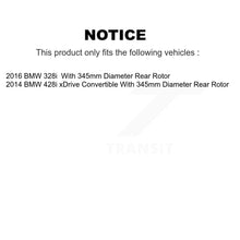 Charger l'image dans la galerie, Rear Disc Rotors Ceramic Pads &amp; Parking Shoes Kit For BMW 428i xDrive Gran Coupe