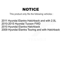 Load image into Gallery viewer, Rear Disc Rotors Ceramic Pads Parking Brake Shoes Kit For Hyundai Tucson Elantra