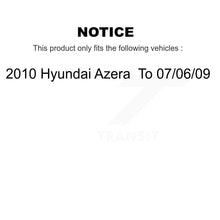 Load image into Gallery viewer, Rear Disc Rotors Ceramic Pads Parking Shoes Kit For 10 Hyundai Azera To 07 06 09