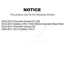 Load image into Gallery viewer, Rear Disc Rotors Ceramic Pads &amp; Parking Shoes Kit For Chevrolet Camaro Cadillac