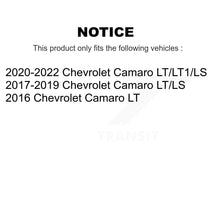 Load image into Gallery viewer, Rear Disc Rotors Ceramic Pads And Parking Brake Shoes Kit For Chevrolet Camaro