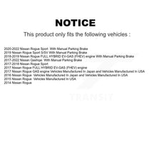 Load image into Gallery viewer, Rear Disc Rotors Ceramic Pads &amp; Parking Shoes Kit For Nissan Rogue Sport Qashqai