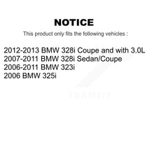 Load image into Gallery viewer, Rear Disc Rotors Ceramic Pads And Parking Brake Shoes Kit For BMW 323i 328i 325i