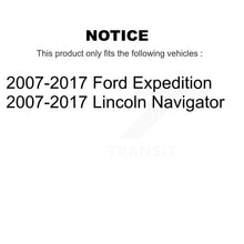 Load image into Gallery viewer, Rear Disc Rotors Ceramic Pads And Parking Shoes Kit For Ford Expedition Lincoln